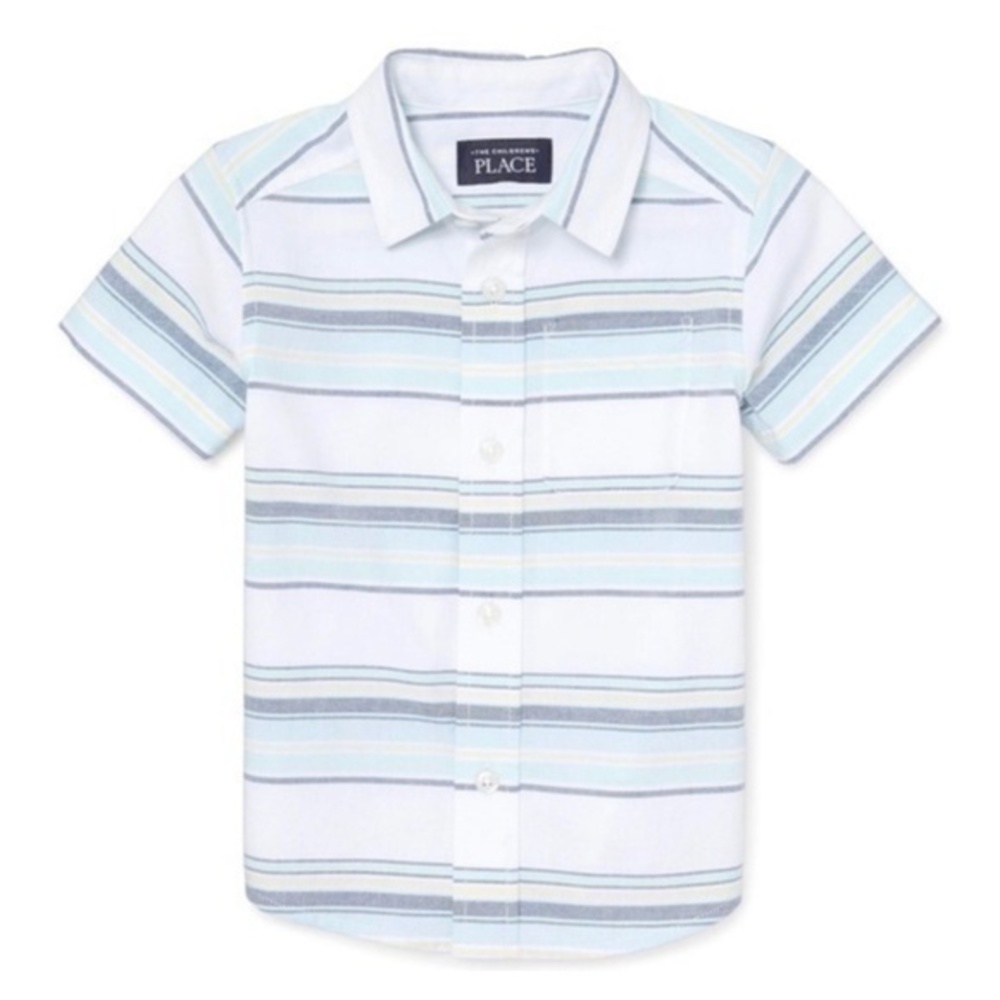 Boys Striped Oxford Button Down 2T